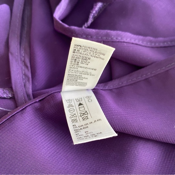 AMERICAN APPAREL Purple Chiffon Camisole - Picture 4 of 5
